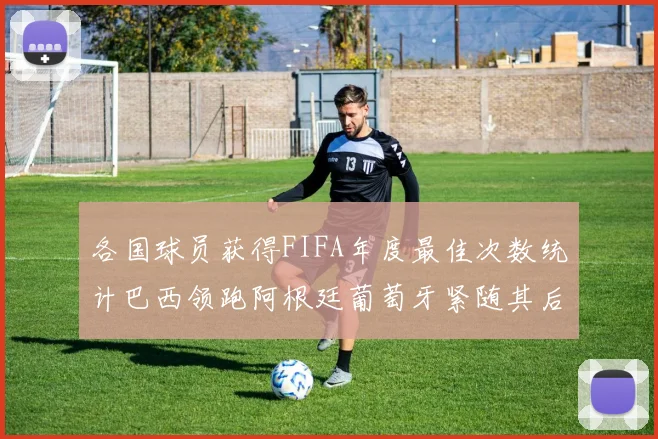 各国球员获得FIFA年度最佳次数统计巴西领跑阿根廷葡萄牙紧随其后