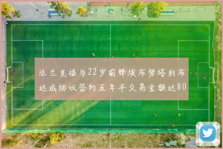 法兰克福与22岁前锋埃布努塔利布达成协议签约五年半交易金额达800万欧元